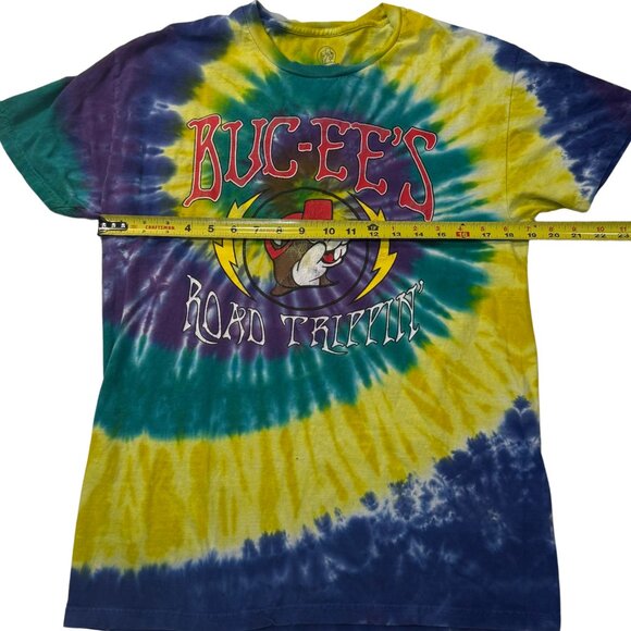 Buc-ees Tie-Dyed Band-Inspired Graphic Tee | Unisex Medium - Picture 5 of 6
